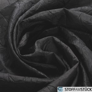 Fabric polyester crash dress taffeta anthracite dark grey