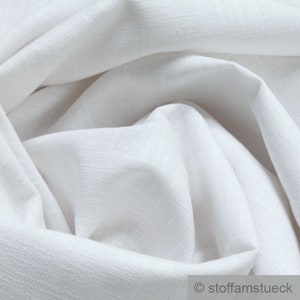 Fabric pure linen white fine soft