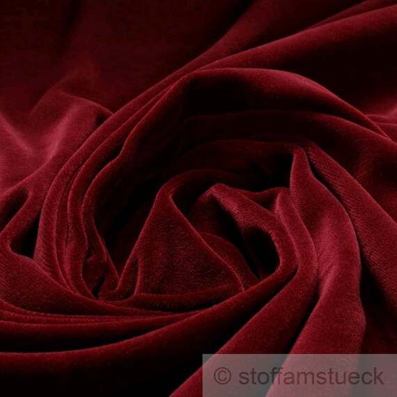 Nicky Velour - European Import - Oeko-Tex® - Bordeaux Nicky Velour - European Import - Oeko-Tex® - Bordeaux