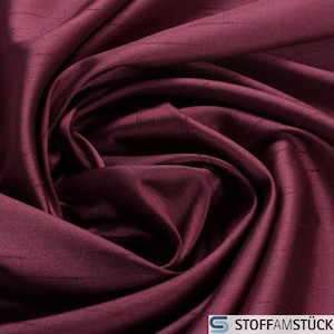 Fabric Polyester Taffeta bordeaux Dupion Optics JAB Anstoetz 8-3103-184