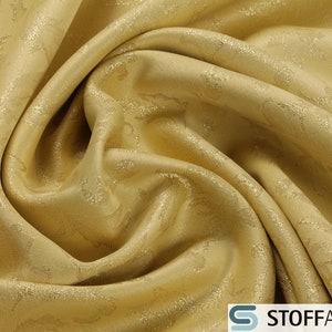 Fabric polyester jacquard ornament gold gold lurex gold brocade baroque rococo 280