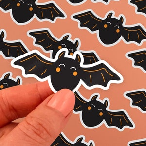 Cute Bat Vinyl Sticker Cute Halloween Decal