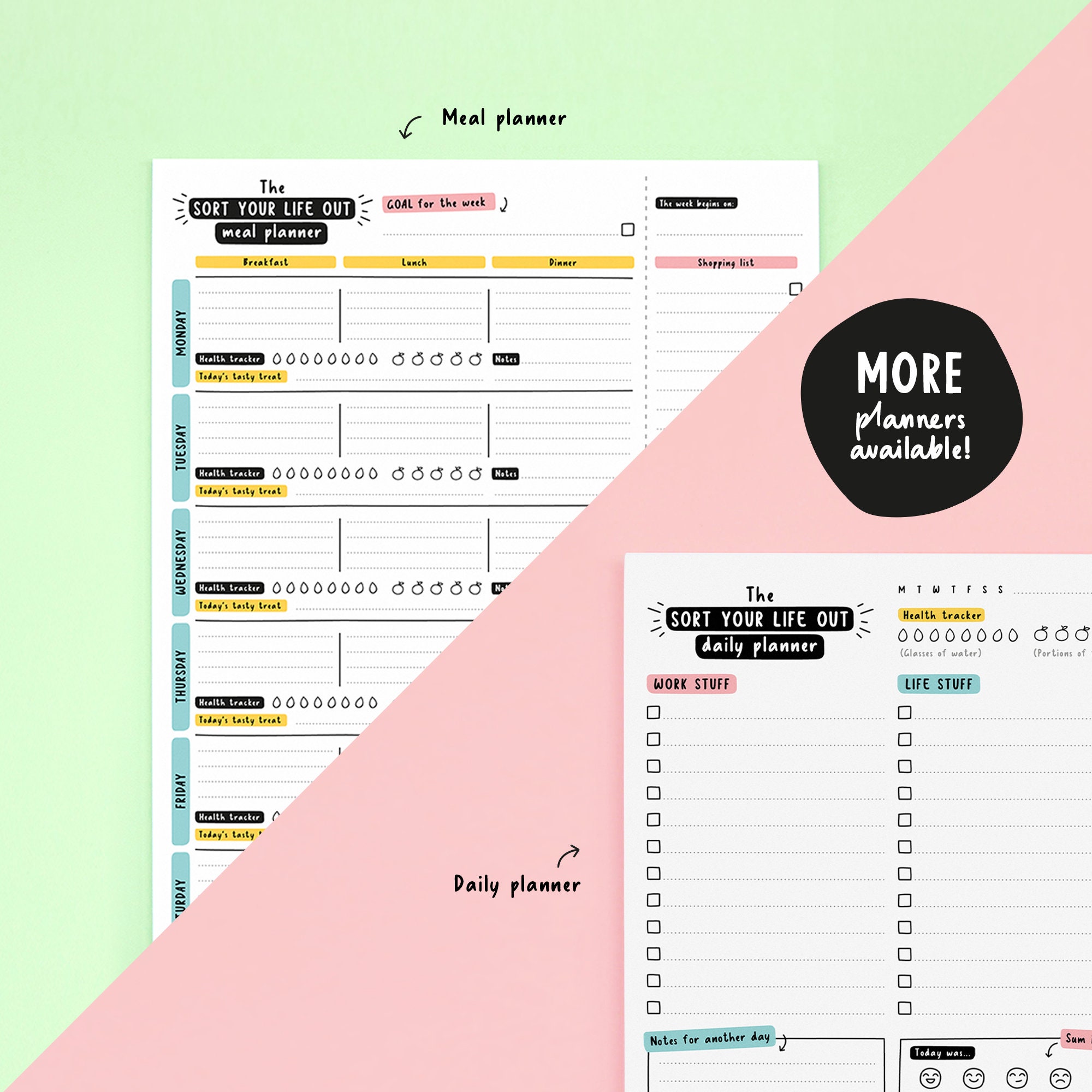 Sort Your Life Out A4 Weekly Planner Desk Pad to Do List Etsy UK