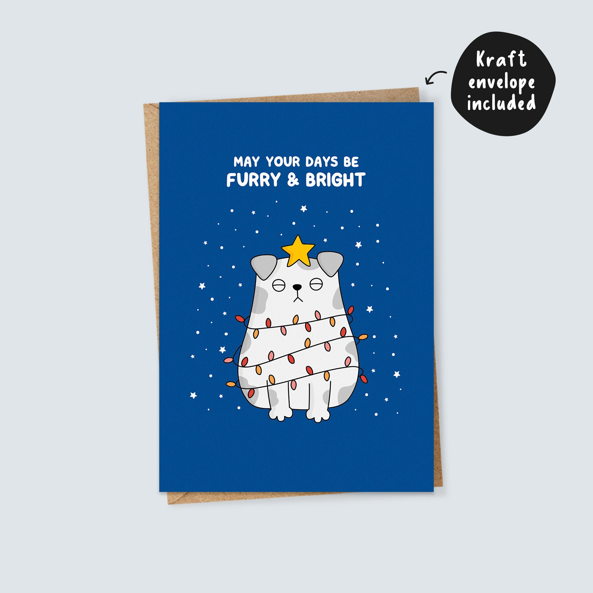 50 Weihnachtskarten Für Hundeliebhaber – Mit Umschlägen, Niedliche Hundemotive, 10x15 Cm Gefaltet