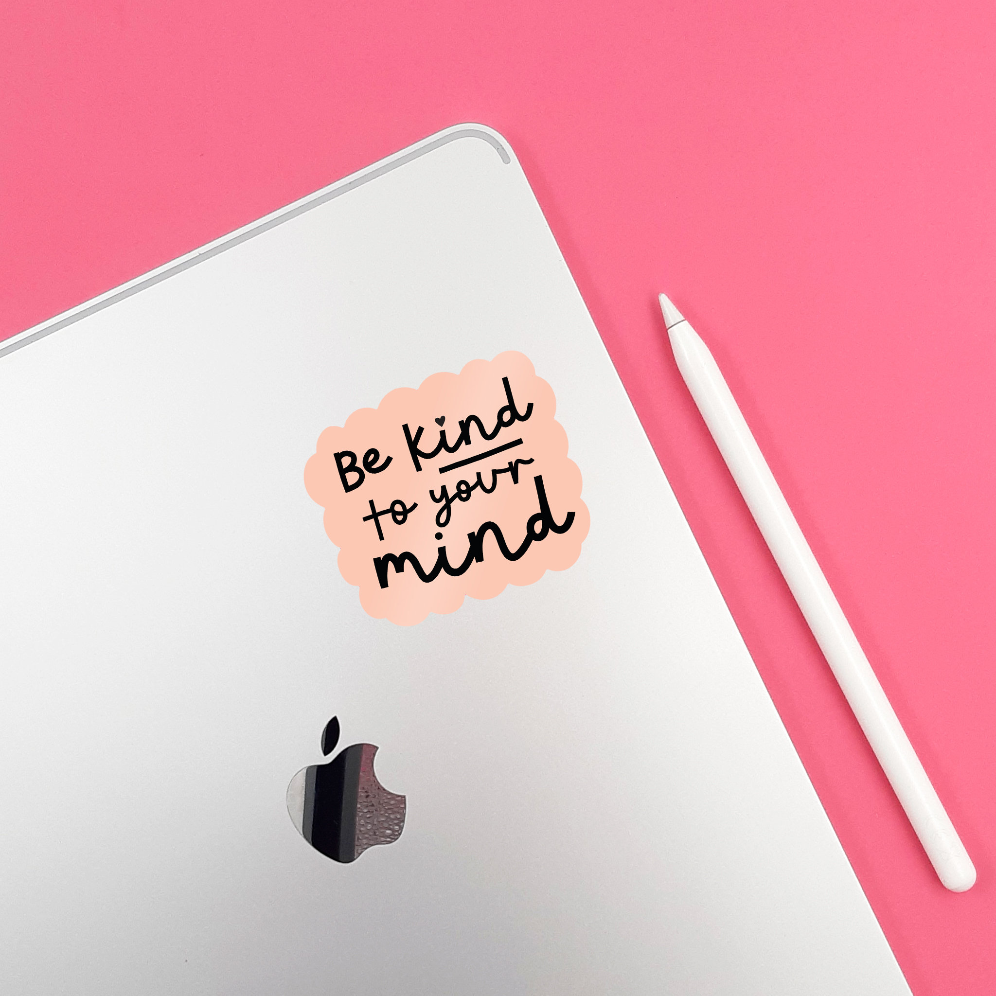 Be Kind to Your Mind Vinyl Sticker Positive Mental Health Laptop ...