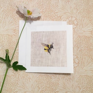 Bee Study II Greetings Card