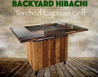 Backyard Hibachi Grill: Torched Cypress