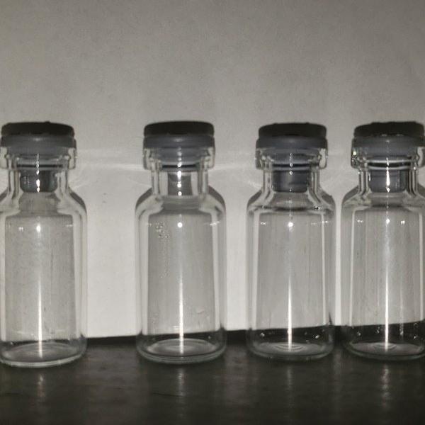 Tiny Glass Vials Etsy