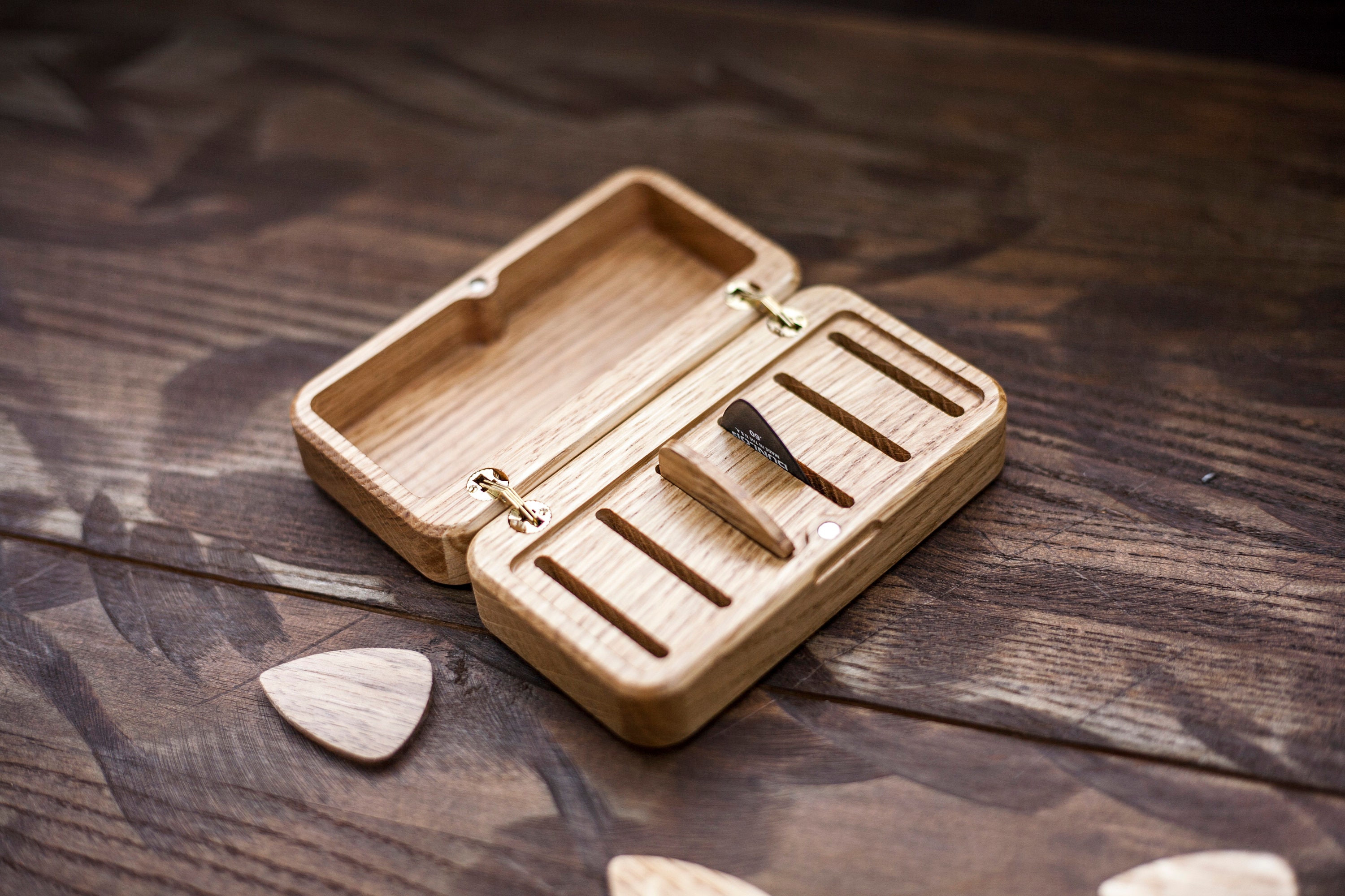 Guitar Pick BoxCustomWoodPersonalizedPlectrumPick Etsy