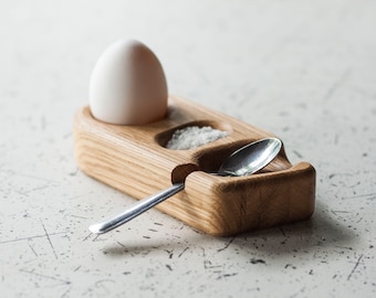 holder for оne egg - wooden egg holder - easter rack - wooden stand - wood egg holder - oak wood holder - holder for 1 egg - easter egg tray