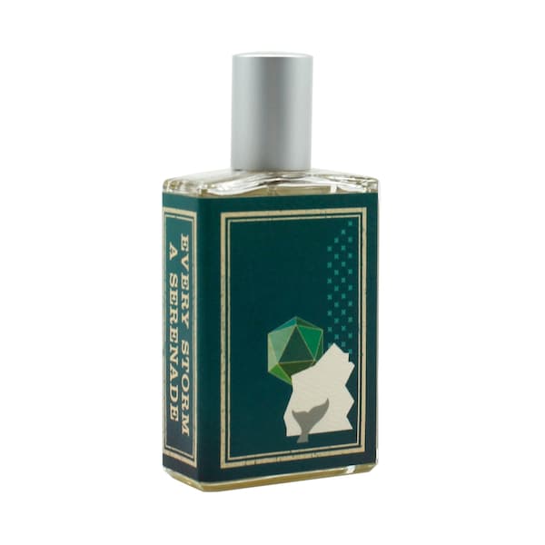 Every Storm A Serenade: A scent for all seasons. Danish Spruce, Eucalyptus, Vetiver, Calone, Ambergris, Ocean. Perfume. Unisex. 60ml