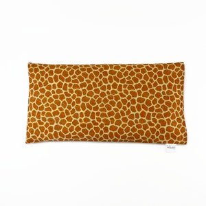 Constant Companion/ Large/ Corn Bag Heating Pad/ Insomnia, Chronic Pain, Sheet Warmer/ Giraffe/ Gift for animal lover image 1