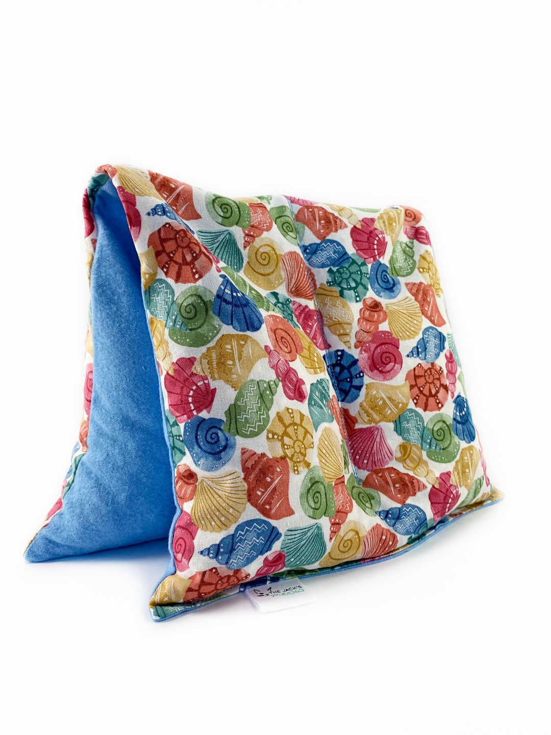 Large Heating Pad / Microwavable Heat / Two Sections / Sea Shells