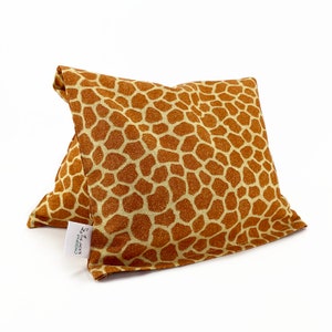 Constant Companion/ Large/ Corn Bag Heating Pad/ Insomnia, Chronic Pain, Sheet Warmer/ Giraffe/ Gift for animal lover image 7