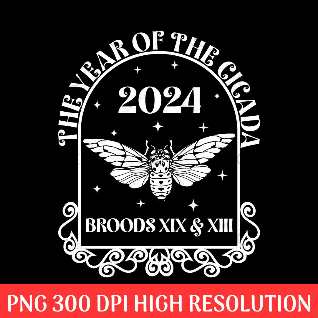 The Year of the Cicada 2024 PNG, Cicadas Invasion Summer Scream 2024