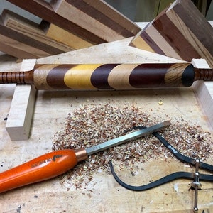 Wood rolling pin
