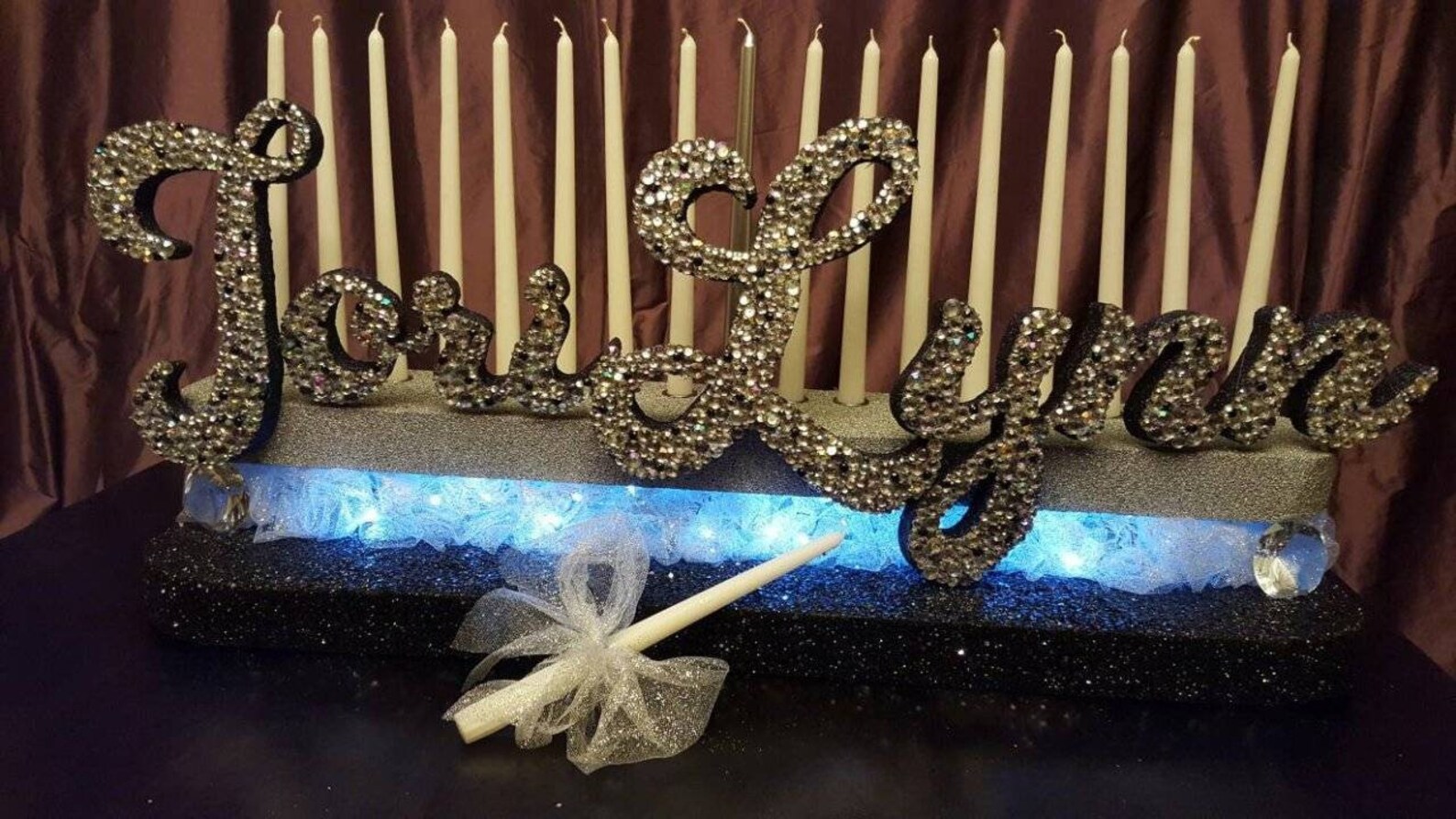 Sweet 16 Candelabra Quinceanera Candelabra Centerpiece Etsy