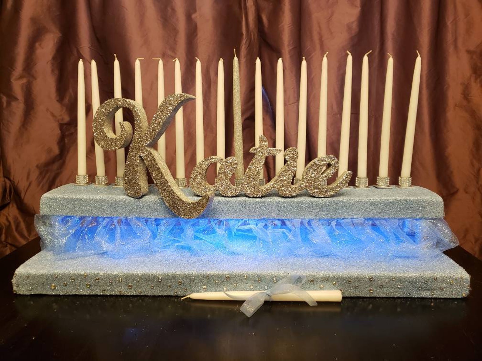 Sweet 16 Candelabra Quinceanera Candelabra Centerpiece Etsy