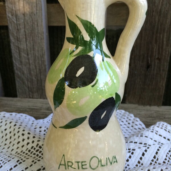 Italian Olive Oil Decanter Etsy