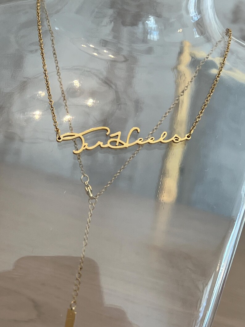 UNC Gift, UNC Tar Heels Gold Necklace, UNC gift, Go Heels TarHeel Necklace Officially Licensed image 2