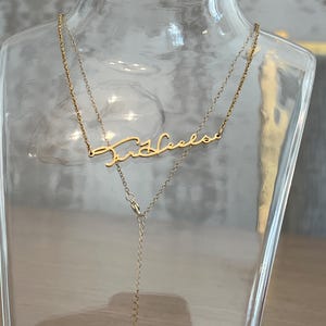 UNC Gift, UNC Tar Heels Gold Necklace, UNC gift, Go Heels TarHeel Necklace Officially Licensed image 5
