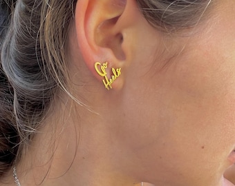 Go Heels Earrings Perfect Gift for TarHeels Fans UNC Gameday Earrings UNC TarHeels Fan UNC Bound Hypoallergenic
