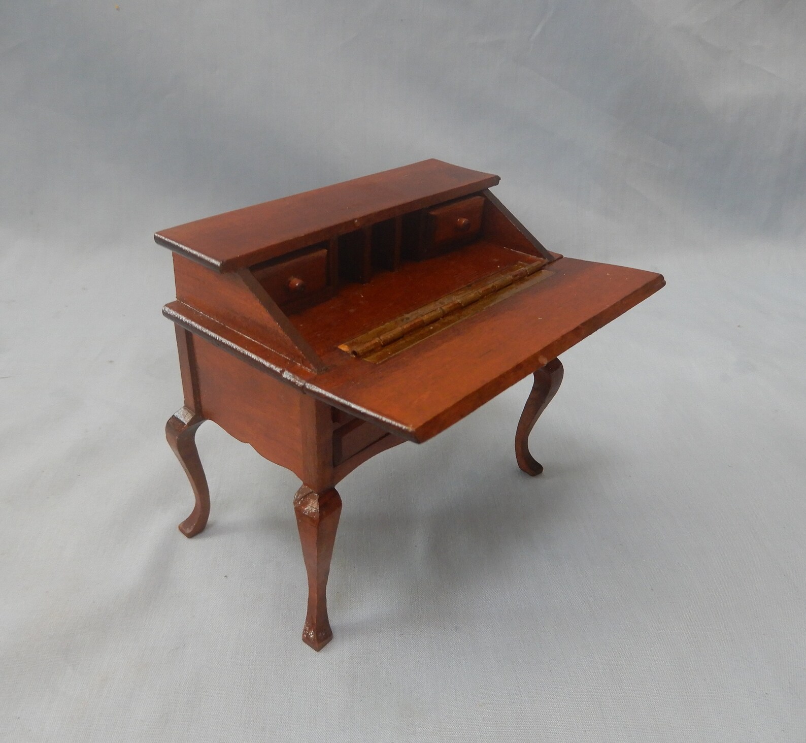Vintage dollhouse miniature writing desk circa mid 20th Etsy