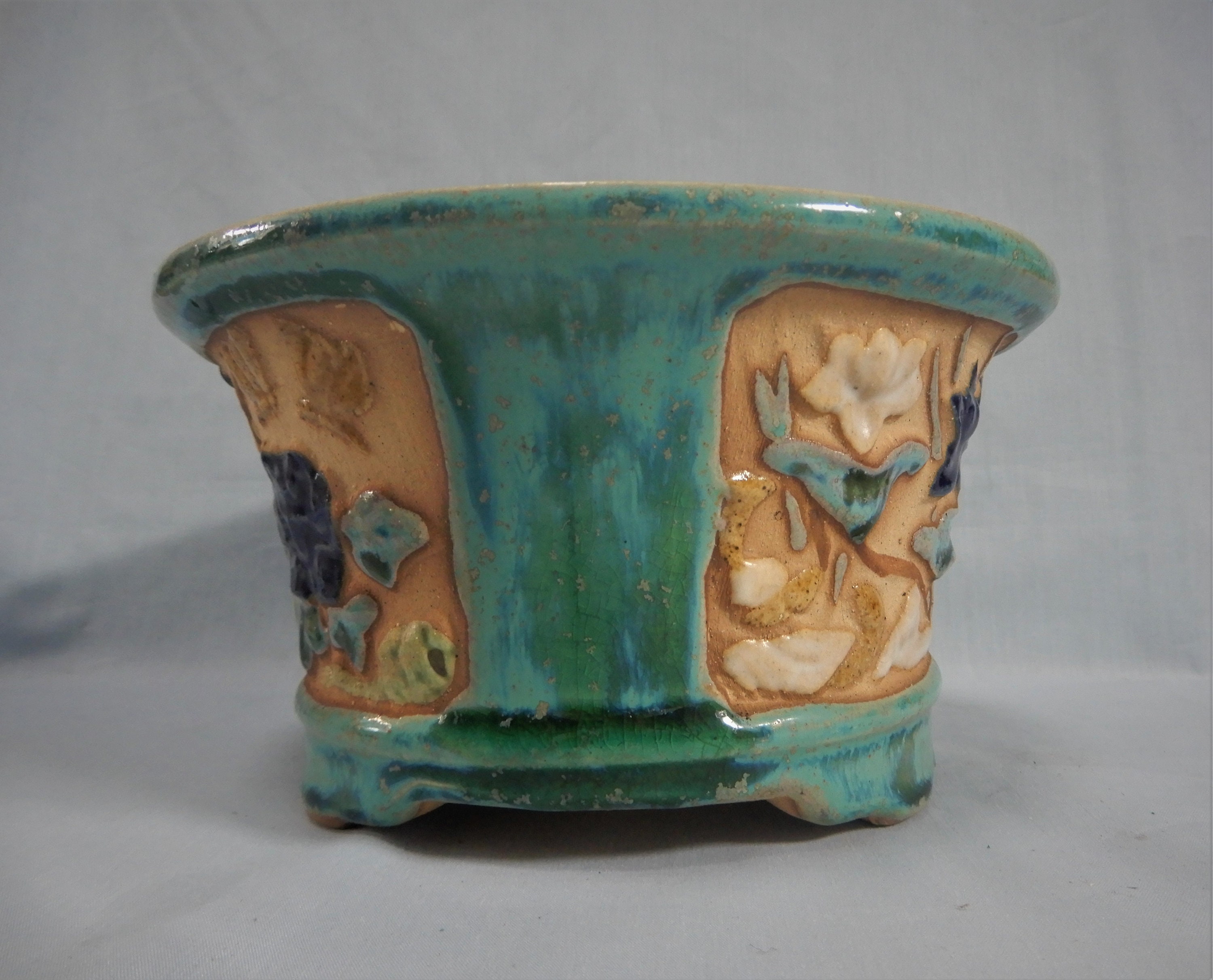 Antique Lingnan Bonsai Pot Circa Early 20th Century Hand Etsy