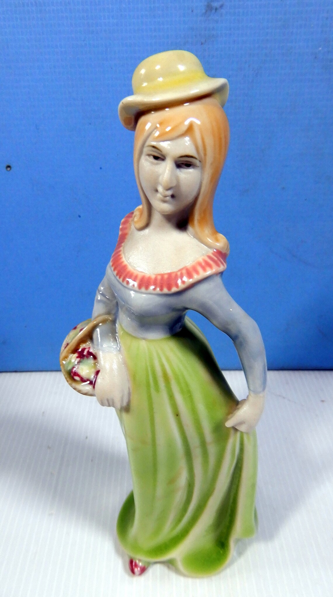 Vintage Porcelain Hand Crafted Hand Painted Figurines Girls Etsy
