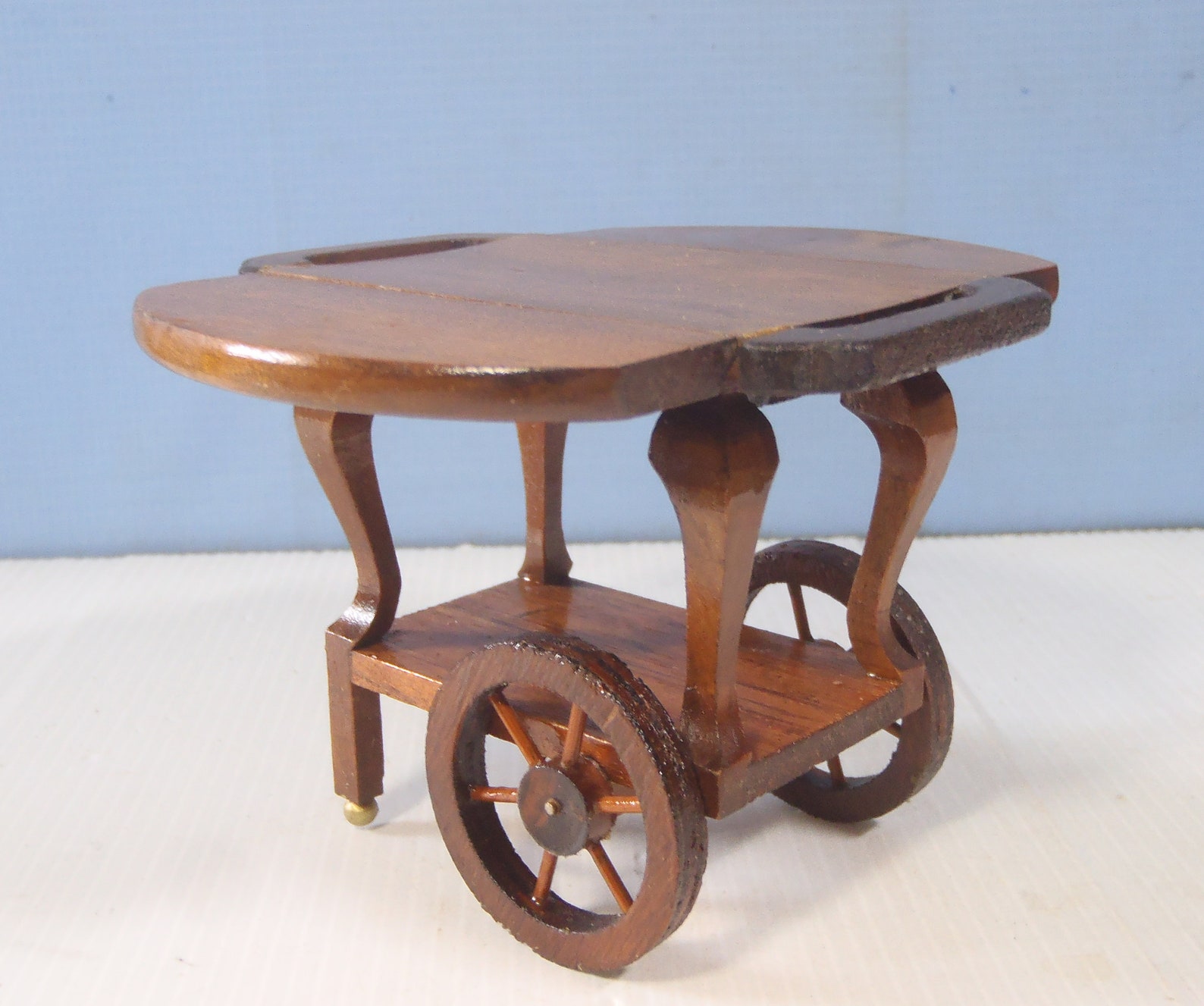 Vintage Puppenhaus Miniatur Möbelwaage 1:12 Holzwagen Mid 20th | Etsy