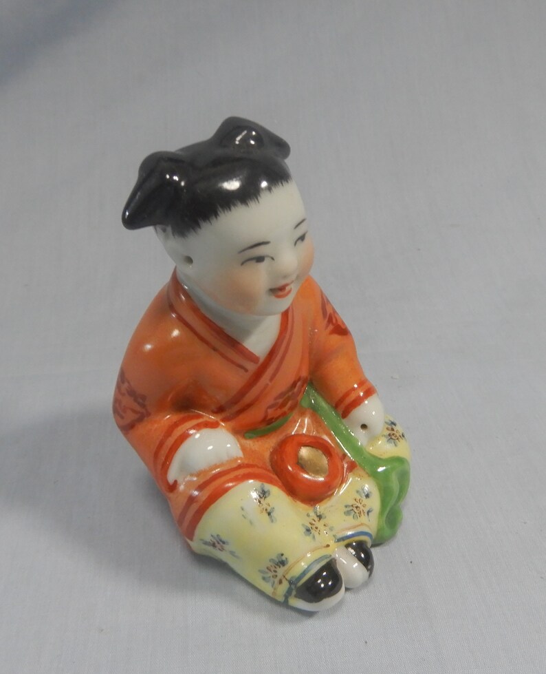 Antique Chinese Porcelain Figurines Childen Hand Crafted Etsy