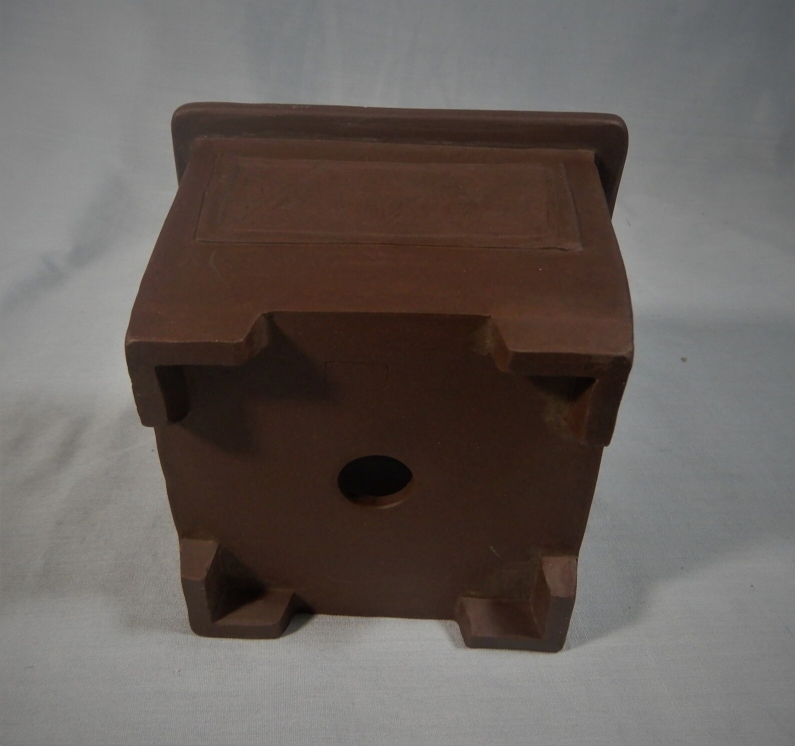 Vintage Yixing Zisha Purple Clay Bonsai Pot Pattern Design Etsy