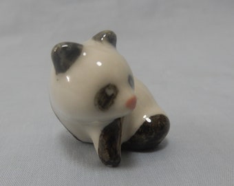 ヴィンテージ中国磁器パンダ置物：手描きコレクターズアイテム - Etsy 日本