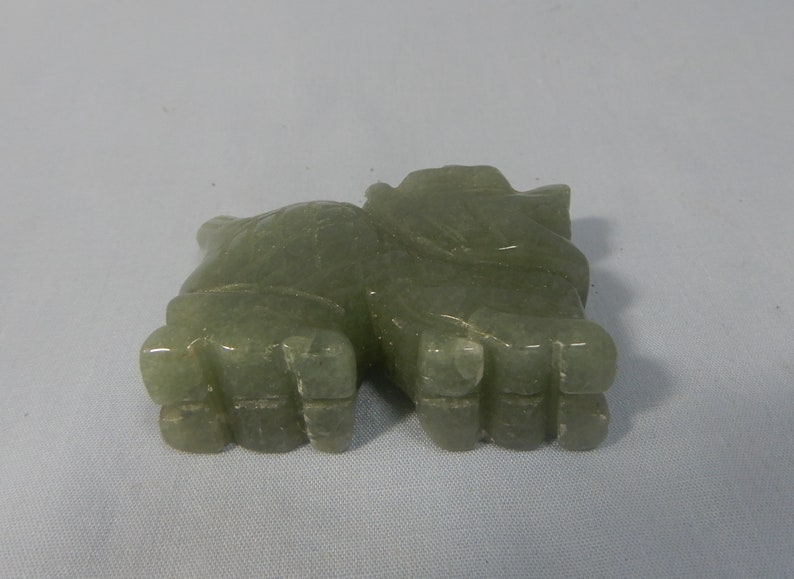 Vintagexui Jade Dragon Figurine Display Wood Stand Circa Late Etsy
