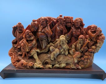 藍才河八仙の像（中国道教神話に登場する8人の仙人のうちの1人