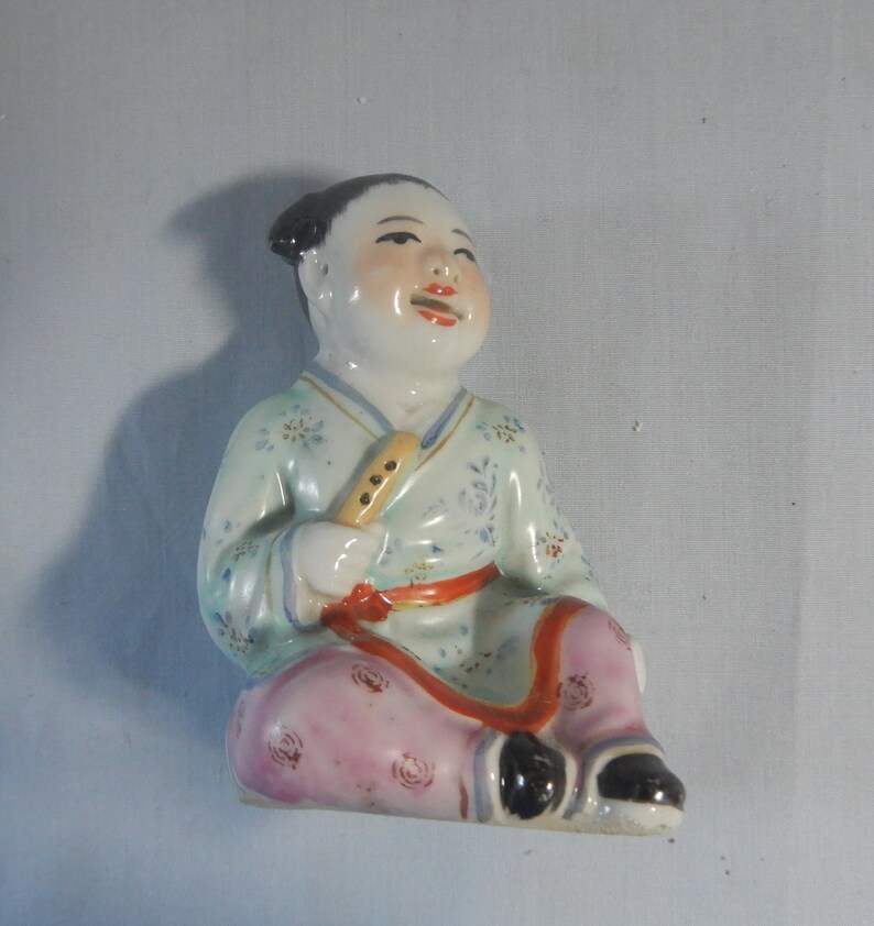 Antique Chinese Porcelain Figurines Childen Hand Crafted Etsy