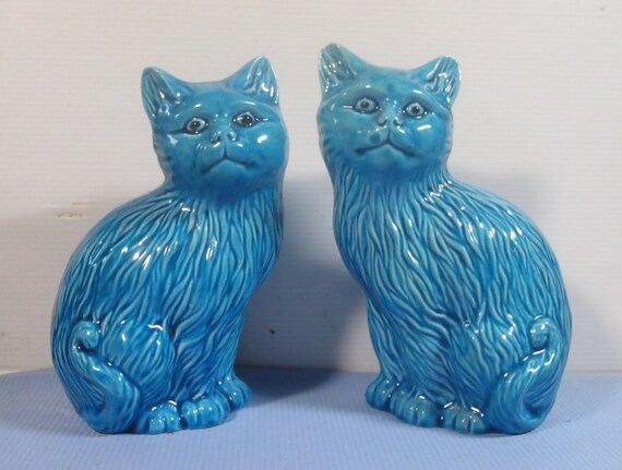 Vintage Chinois Porcelaine Turquoise Chats 1 Paire Retraite Etsy Vintage Chinois Porcelaine Turquoise Chats 1 Paire Retraite Etsy