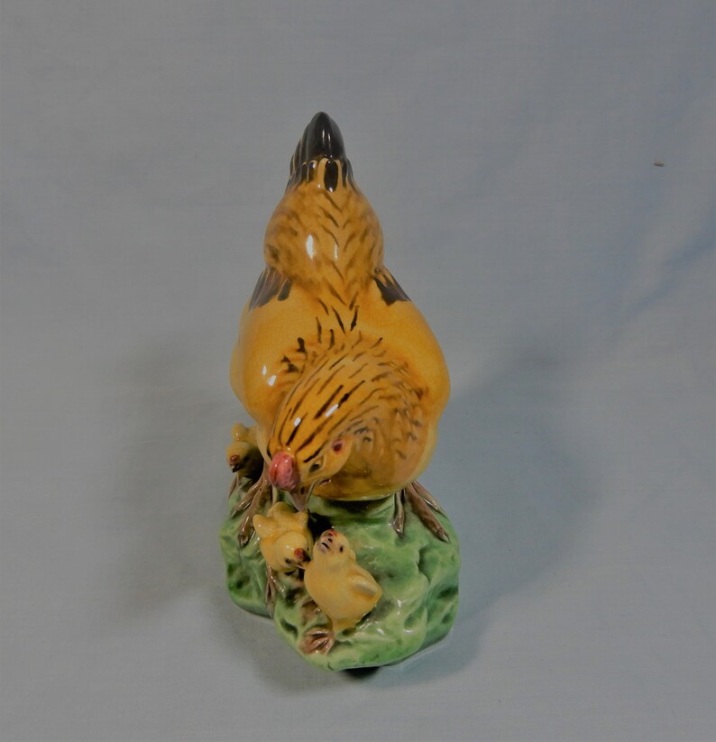 Antique Chinese Republic Period porcelain chicken family hand crafted retired