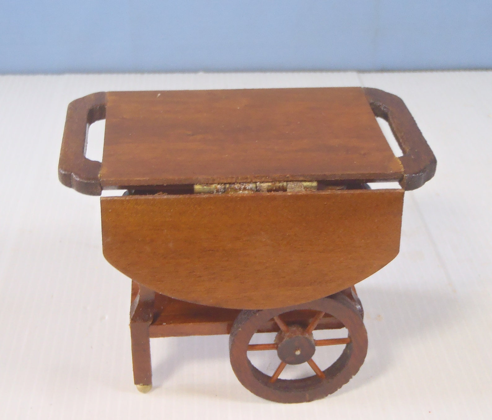 Vintage Puppenhaus Miniatur Möbelwaage 1:12 Holzwagen Mid 20th | Etsy