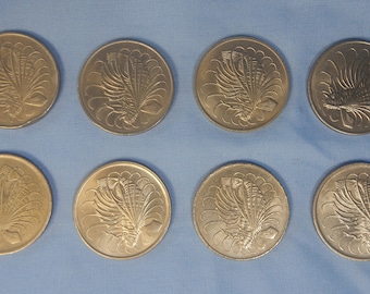 シンガポールコインセット：1967-1984年収集用通貨 - Etsy 日本