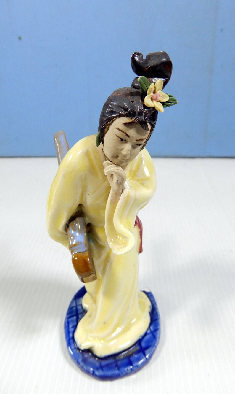 Vintage Chinese Porcelain Hand Crafted Hand Painted Lady Etsy UK