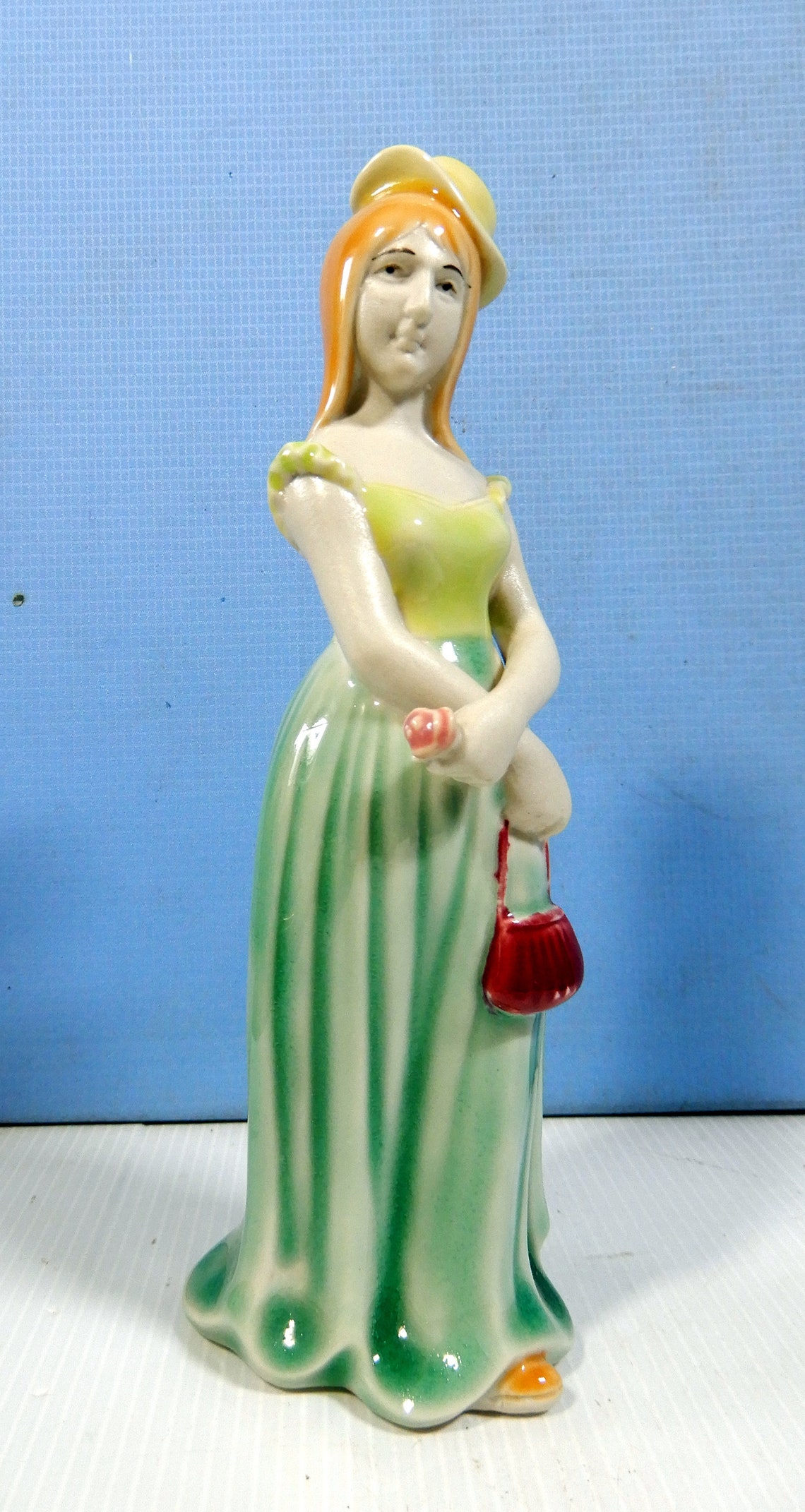 Vintage Porcelain Hand Crafted Hand Painted Figurines Girls Etsy