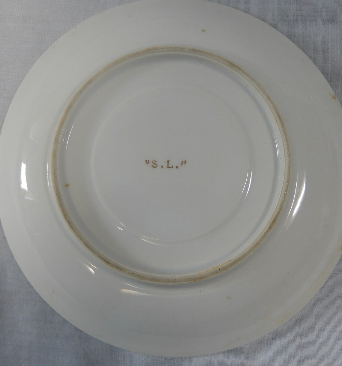 Vintage Japanese porcelain plate landscape Mt Fuji Tori mark Etsy