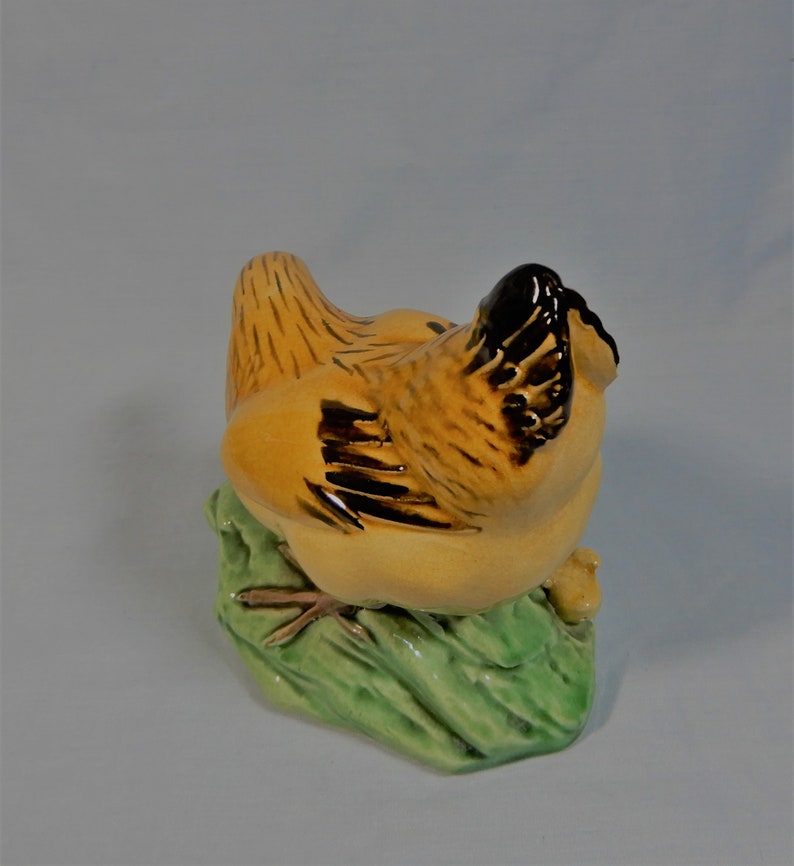 Antique Chinese Republic Period porcelain chicken family hand crafted retired