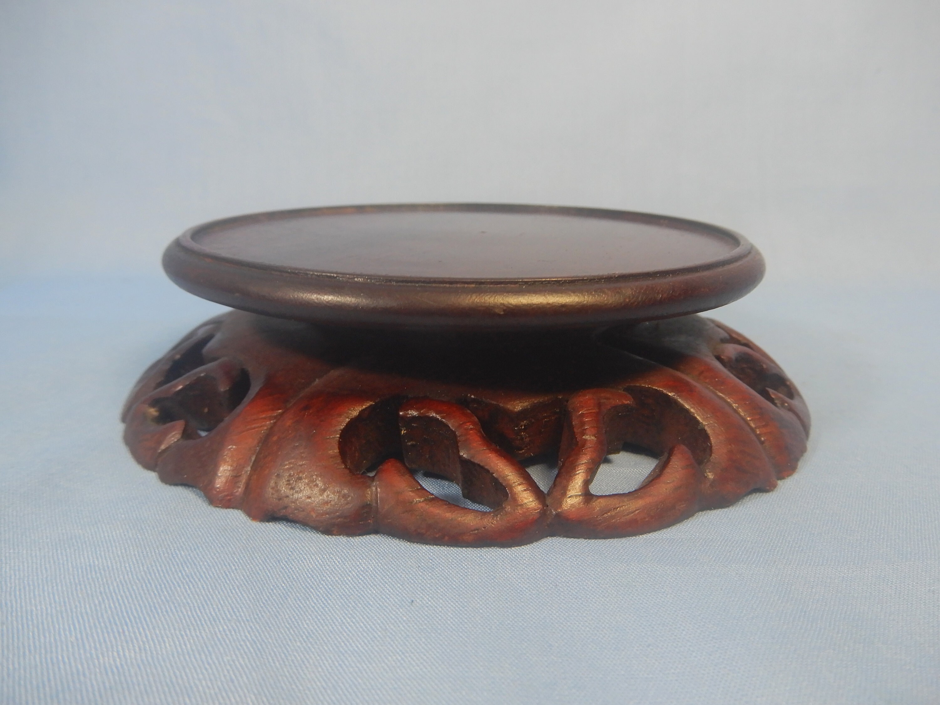 Chinese Display Wood Stand Hand Crafted Unused From Old Stock - Etsy