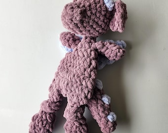 Mini Dragon Knotted Lovey Snuggler