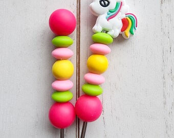 Unicorn Amigurumi Sticks