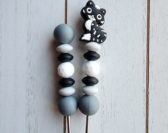 Black Cat Amigurumi Sticks