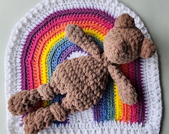 Bundle - Mini Bear Snuggler & Rainbow Lovey