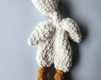 Mini Goose Knotted Lovey Snuggler